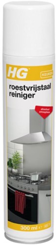 HG roestvrijstaal keukenreiniger spray - krachtige schoonmaakoplossing
