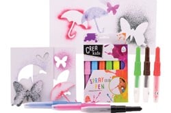 6 marqueurs aériens Crea kids en boîte 28309