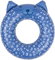 Swim Essentials bouée de bain bleu léopard 55 cm - anneau de natation enfant