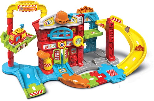 VTech Caserne de Pompiers Toet Toet Voitures - Jouet Éducatif - Caserne de Pompiers