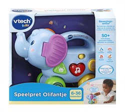 VTech educatief babyspeelgoed Speelpret Olifantje met geluid