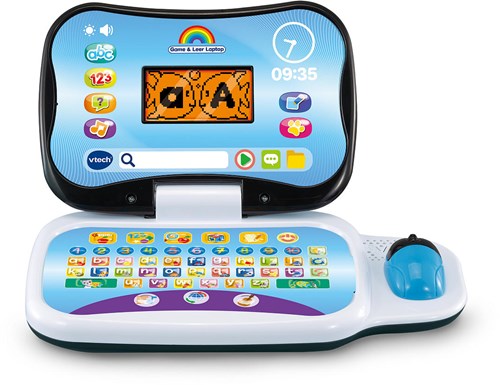 VTech Game & Leer Laptop - Educatief Speelgoed voor Kinderen - Interactieve Kinderlaptop - Leren en Spelen