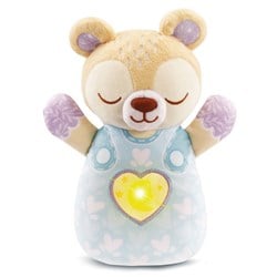 VTech knuffel Dromenland Beertje - interactief speelgoed blauw