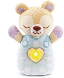 VTech knuffel Dromenland Beertje - interactief speelgoed blauw
