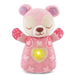 VTech knuffel beertje roze - interactief speelgoed voor baby's