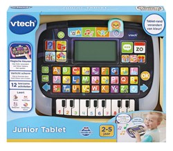 VTech educatieve junior tablet - interactief kinderspeelgoed grijs
