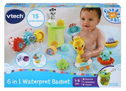 VTech badspeelgoed 6-in-1 Waterpret Badset - Multicolor - 15 onderdelen