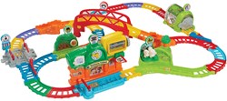 VTech Toet Toet Coffret Train d'Aventure - Circuit de Train Jouet avec Lucas Locomotive