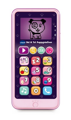 VTech educatief babyspeelgoed Puppytelefoon roze interactief