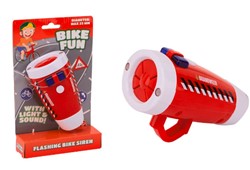 Lampe de vélo Bike Fun avec lumière et son 20634