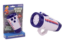 Lampe vélo Bike Fun police + son 20633