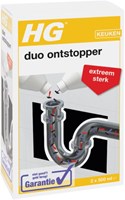 HG afvoerontstopper duo 1 liter krachtige reiniger keuken badkamer