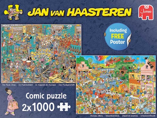 JvH De Muziekwinkel & Vakantiekriebels (2x1000)