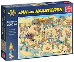 Jumbo legpuzzel Jan van Haasteren zandsculpturen 2000 stukjes cartoon