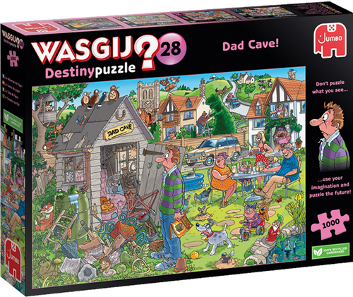 Jumbo puzzel WASGIJ DESTINY 28  - Papa-Höhle ! - 1000 stukjes