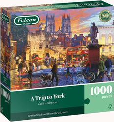 Jumbo puzzle Falcon 1000 pièces puzzle ville de York adultes