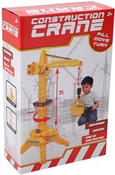 KiddyGo grue jouet avec commande par câble et lumière - véhicule de chantier