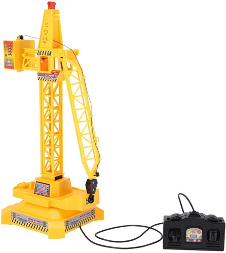 KiddyGo grue jouet avec commande par câble et lumière - véhicule de chantier-2