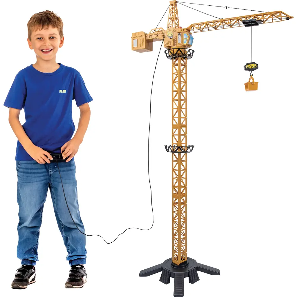 Speedzone kraan speelgoed met afstandsbediening - 126cm - 360 graden draaibaar