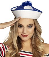 Boland - Casquette marine bleu blanc - chapeau marin adulte unisexe-3