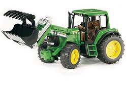 Bruder tracteur John Deere 6920 avec chargeur jouet ferme