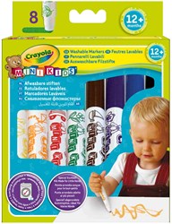 Crayola viltstiften Mini Kids 8 stuks veilig en wasbaar voor kinderen