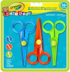 Crayola kinderscharen - veilige knutselschaar set voor kinderen 3 stuks