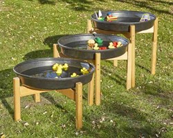 Cosy Bac de jeu et support Noir Profond pour tout-petits H40cm