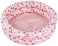 Swim Essentials baby zwembad panterprint oudroze - 60 cm opblaasbaar