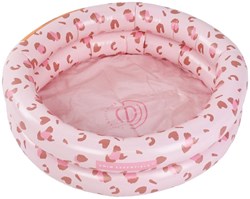 Swim Essentials baby zwembad panterprint oudroze - 60 cm opblaasbaar