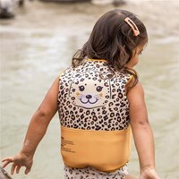 Swim Essentials gilet de natation enfant léopard beige 2-3 ans sécurité-3
