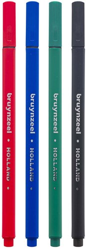 Bruynzeel Fineliner set - 4 kleuren - Schrijfwaren voor school en thuis-2
