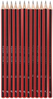 Bruynzeel grafietpotlood zwart-rood - HB potlood voor school en creatief-2