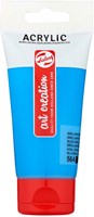 Peinture acrylique tube bleu brillant 75ml pour créations artistiques