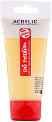 Peinture acrylique tube 75ml jaune de Naples foncé pour peinture et loisirs créatifs