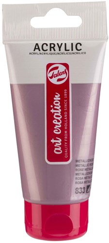 Acrylverf tube 75ml metallicroze 833 schilderen creatief