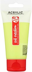 Peinture acrylique vert jaune 75ml peinture créative pour enfants et adultes