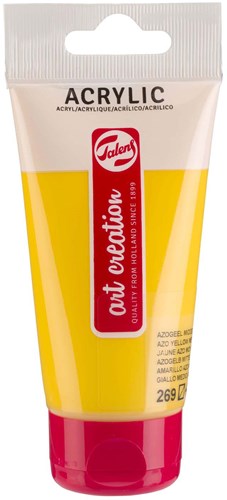 Peinture acrylique tube 75ml jaune azo moyen peinture créative