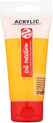 Peinture acrylique tube 75ml jaune foncé peinture loisirs créatifs