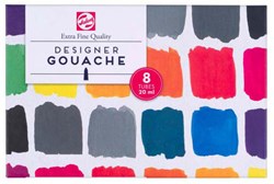 Gouache Extra Fine coffret de peinture pour enfants - 8x20ml tubes multicolores