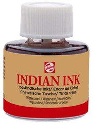 Encre de Chine flacon noir 11ml pour dessin et calligraphie