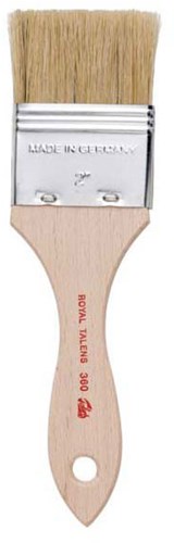 Pinceau plat soies de porc pour vernis et loisirs créatifs 18 cm