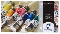Bruynzeel Van Gogh olieverf set - 10 kleuren tubes 20ml schilderen