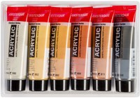 Royal Talens Amsterdam set de peinture acrylique métallique 6x20 ml pour artistes-2