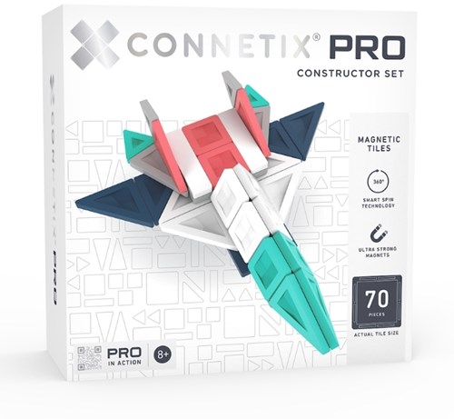 Connetix magnetisch bouwspeelgoed PRO Constructor Set 70 stuks