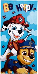 Lobbes badhanddoek Paw Patrol microvezel 70x140cm strand