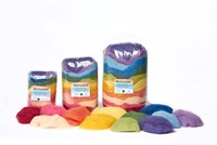 Filges laine féerique - Lot de laine feutrée Bioland 12 couleurs pour jeux créatifs
