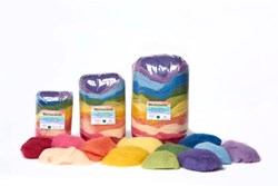 Filges laine féerique - Lot de laine feutrée Bioland 12 couleurs pour jeux créatifs