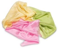 Filges foulards en soie printemps 55x55 cm - lot de 3 foulards
