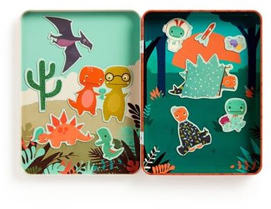 Mudpuppy magnetisch speelgoed - Kleine T-Rex dinosaurus speelset magneten-2